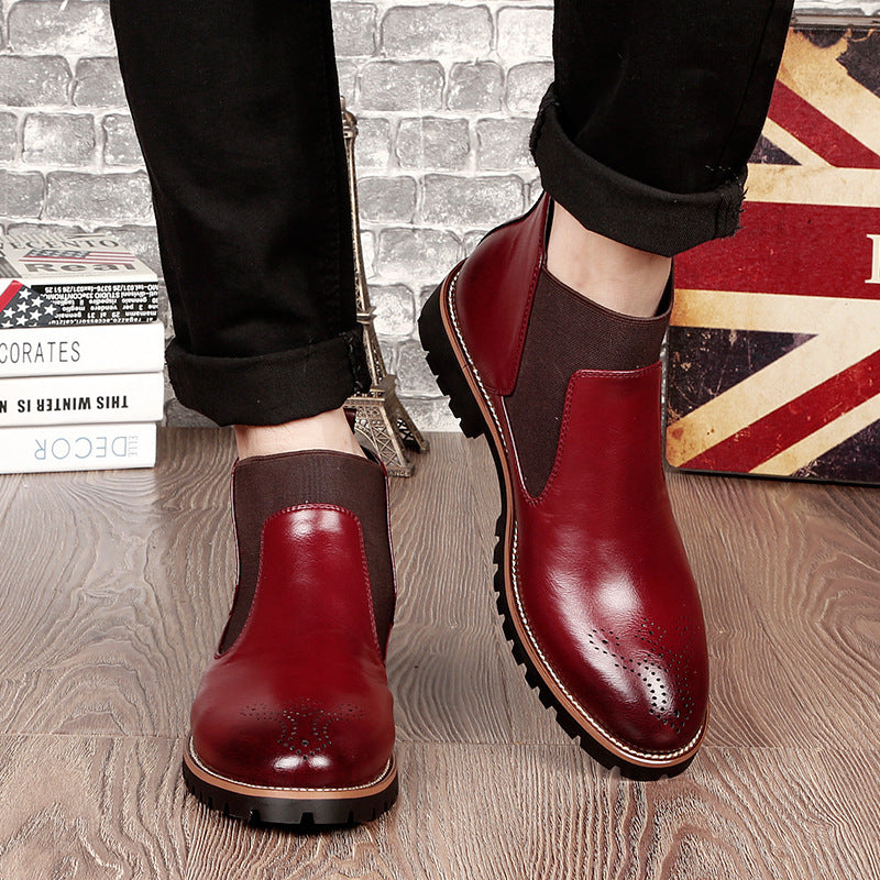 Sturdy Men's Chelsea Boots - Brogue Ankle, Citywear