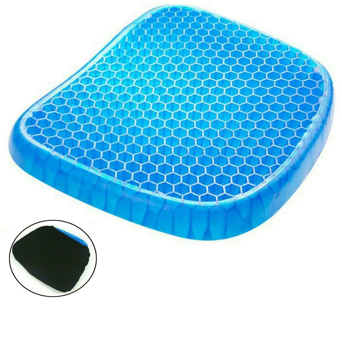 Gel Seat Cushion Pad Comfort-Grip Honeycomb Gel Cushion Back To School 2026 Pressure Relief And Cooling Comfort