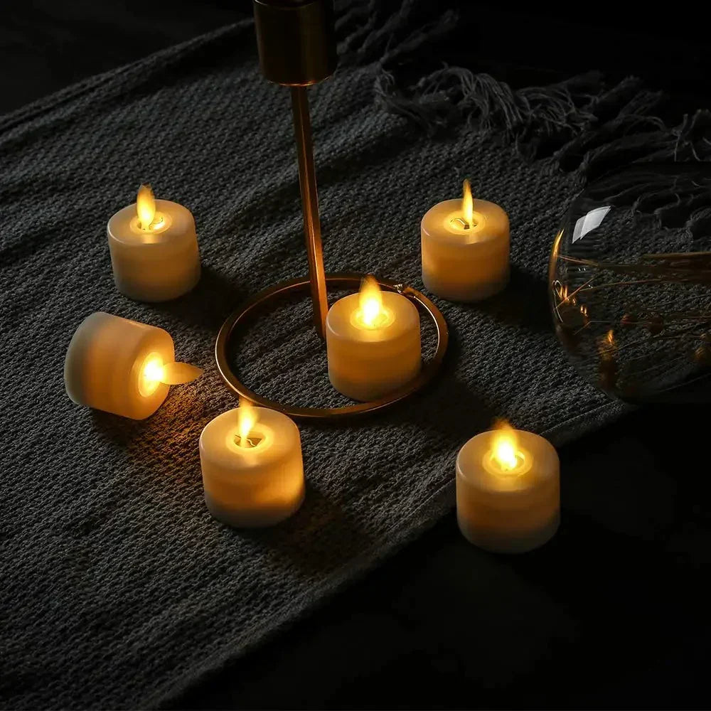 Flameless Candles Kit Of 6 With Remote Realistic LED Pillar Candles For Cozy Household Decor Fall 2026 Gift