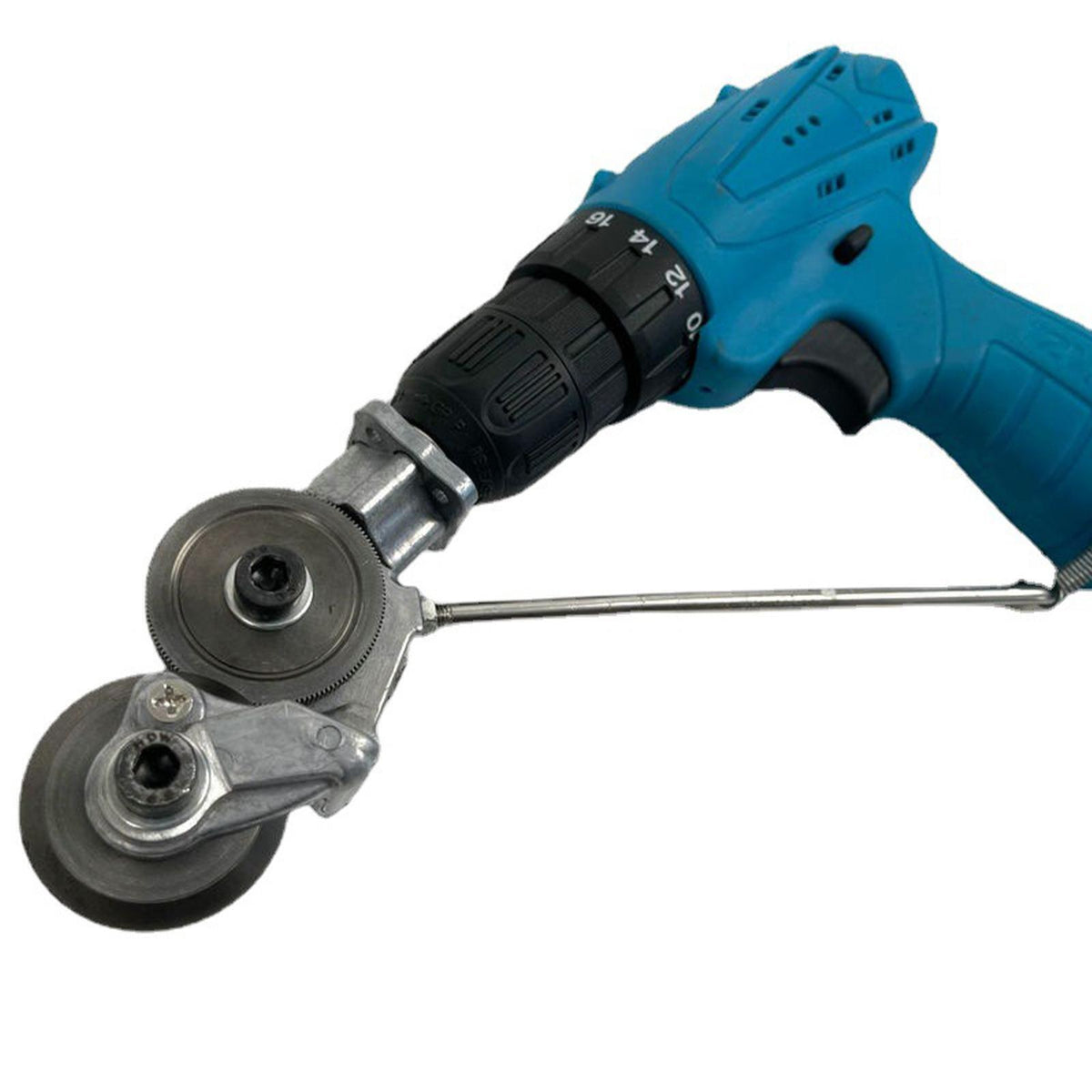 Motor-Driven Drill Plate Cutter for Metal Cutting, Travel-Friendly Sheet and Pipe Cutter, Fall 2026 DIY Pro