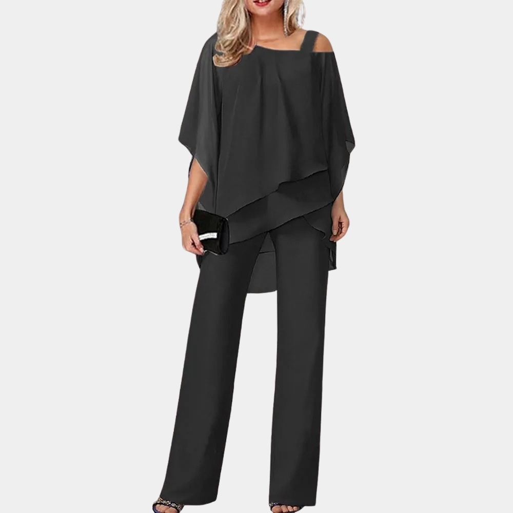 Bequeme & moderne Damen 2-teilige Sommerkombination – lässige Top und Hose, für Freizeit und Büro 5