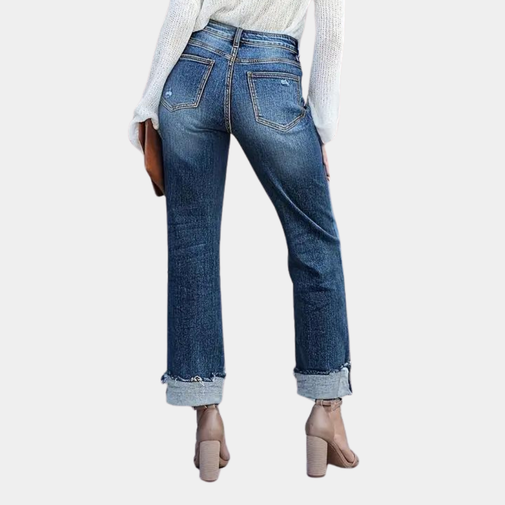 Bequeme & vielseitige Damenjeans – lässiger Schnitt, Baumwolle, für den Alltag 1