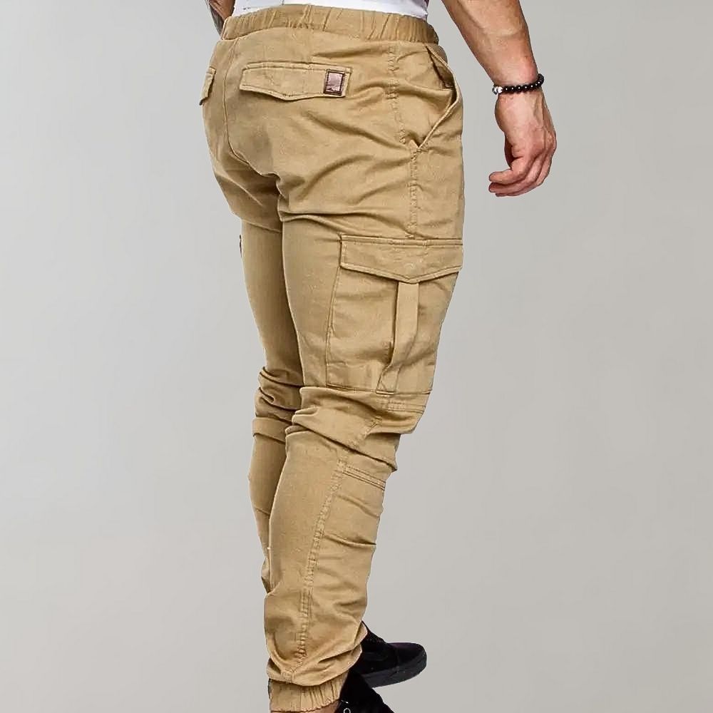 Flexible men's cargo shorts – breathable stretch fabric, perfect for casual outings 8