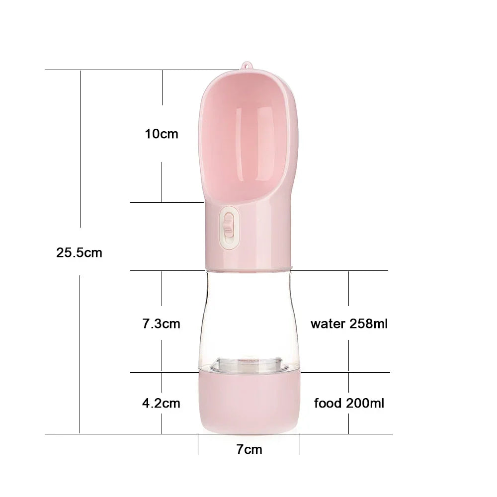 Dog Water Bottle Travel-Friendly Travel Bowl Hands-Free Pet Drinking Bottle Fall 2025 Leakproof Hydration