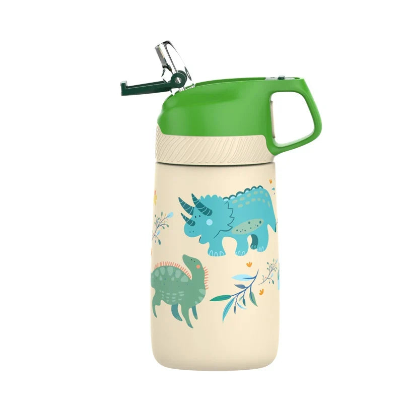 Water Kids Bottle 350ml Vacuum Insulated Thermos Healthy Straw BPA Free Back to School 2025 Hot Cold 24H