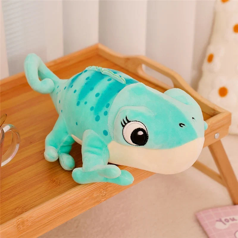 Chameleon Plush Pillow 30cm Cartoon Reptile Cozy Gift