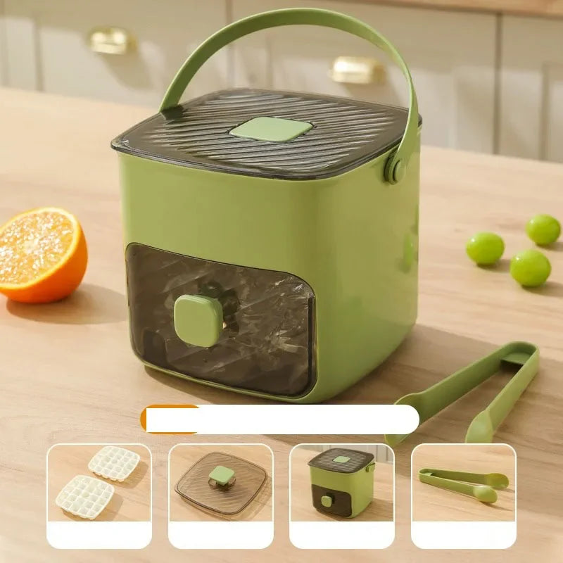 Eco-Friendly, Summer 2026 – 48-Grid Ice Cube Tray Reusable One-Touch Release Ice Maker