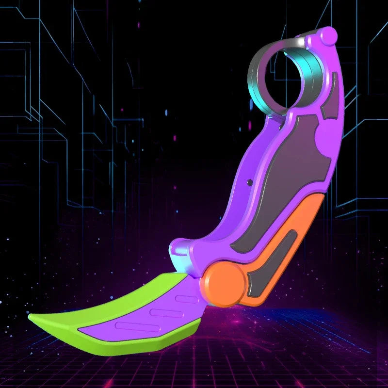Knife Fidget Gravity Claw 3D Printed Butterfly Toys