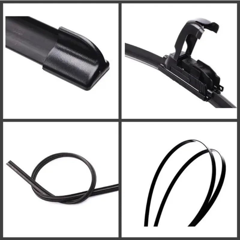 Windshield Car Wiper Blades U Type Universal Bracketless Frameless All Season 2026 Rain Ready