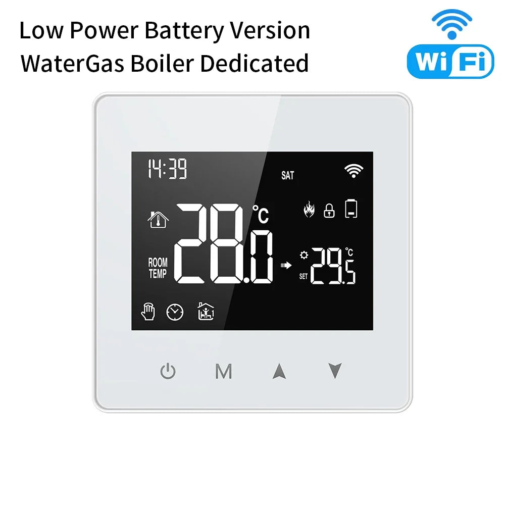 Smart Thermostat Fall 2025 - WiFi ZigBee Boiler Controller, Battery Powered, Alexa Google Household Compatible, Low Power