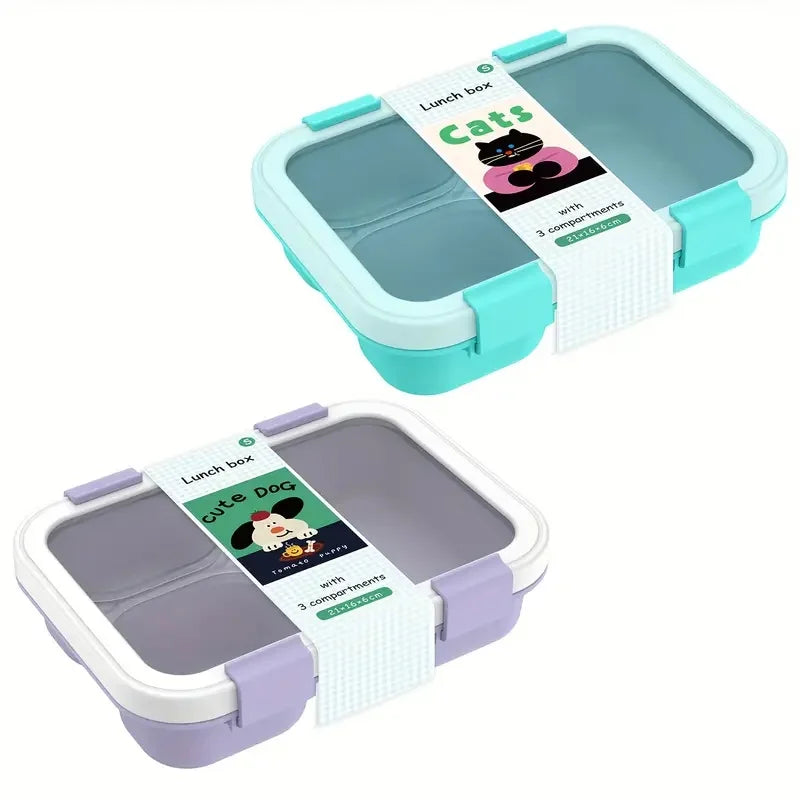 Bento2026 Edition Box Leakproof Lunch Box, Stackable Design With Carry Handles, Back To School