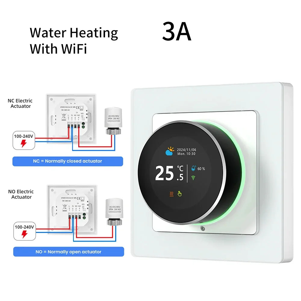Thermostat Smart Knob WiFi Temperature Controller For Water And Gas Boilers Fall 2025 Energy Saving Gift