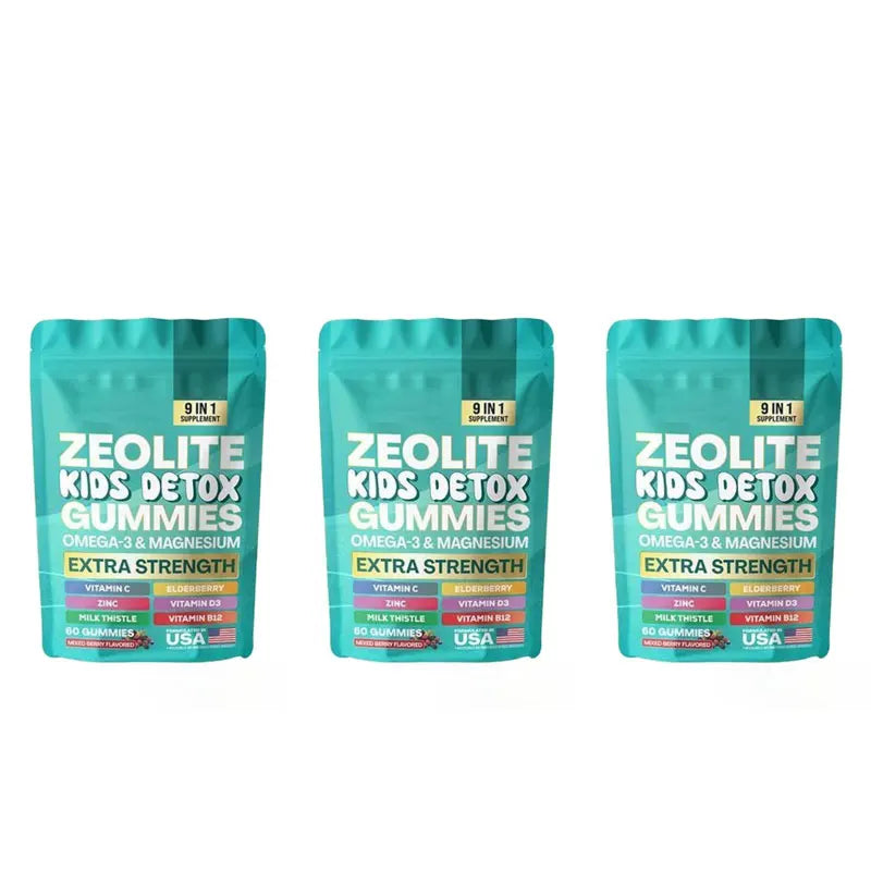 Gummies Zeolite 9-in-1 Formula Immune Support Detox Gummies Fall 2026 Wellness 60 Gummies