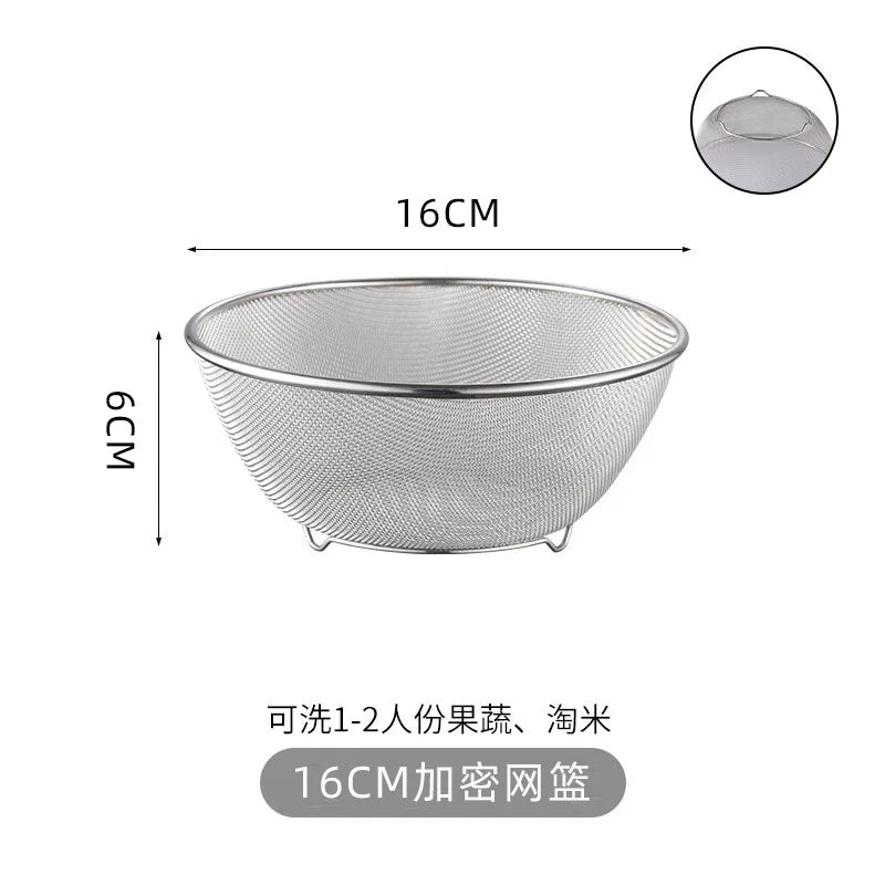 Stainless Steel Drain Basket Colander and Strainer, Spring Cleaning 2026 Eco Friendly Kitchen Device
