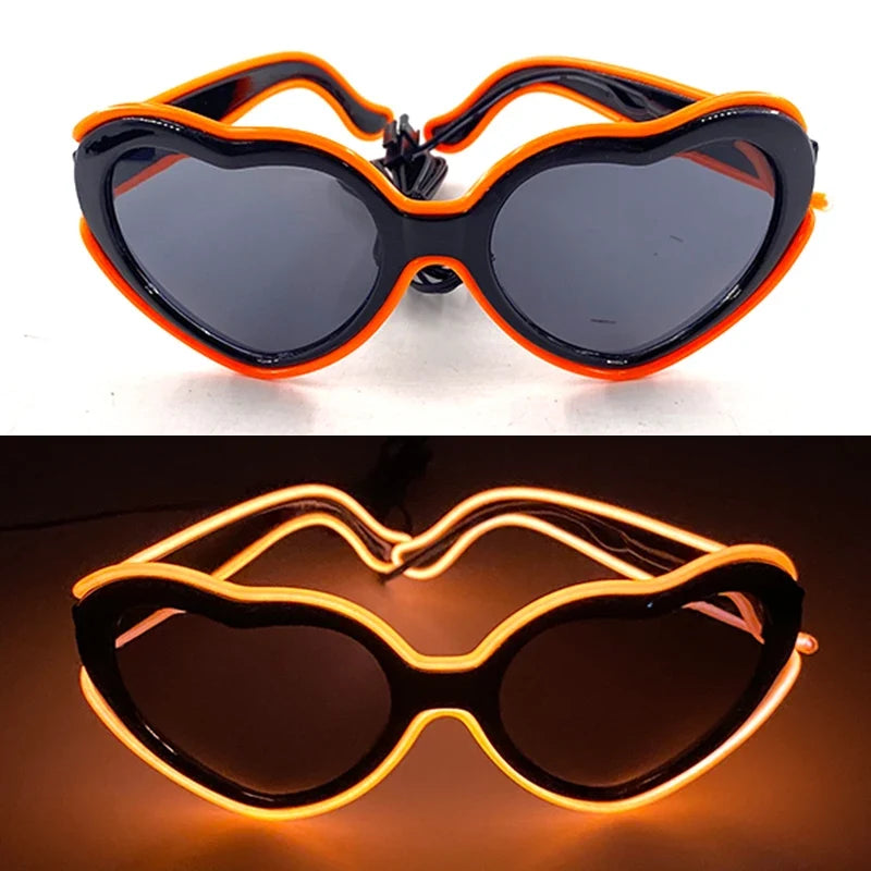 Light 1PC Up LED Glasses Neon Sunglasses for Parties Kids Adults