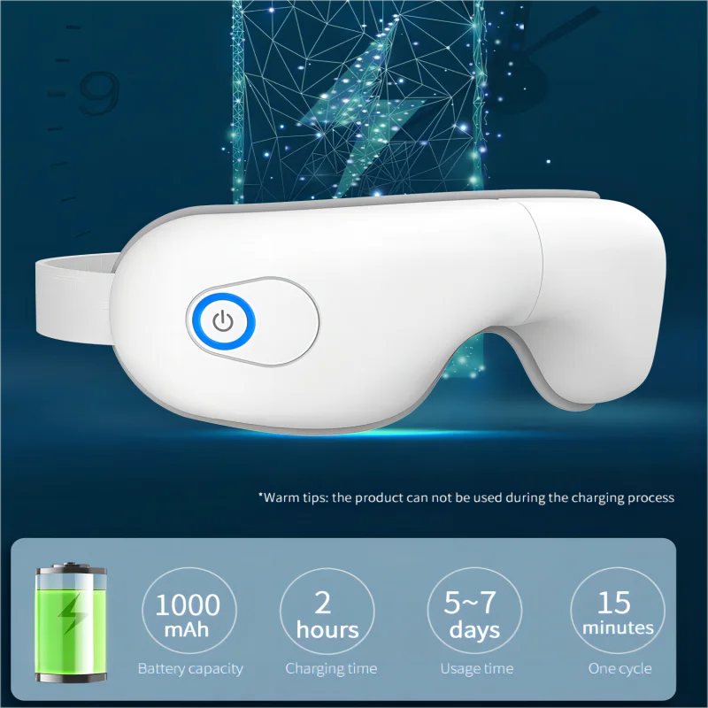 Massager Eye Foldable With Heat And Bluetooth Music Sleep Aid For Eye Strain 2026 Trend