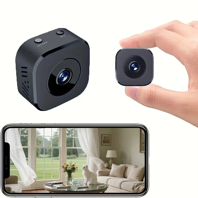Mini2025 Edition Security Camera Cordless WiFi Surveillance Two Way Audio Motion Detection Infrared Night Vision 1080P Fall