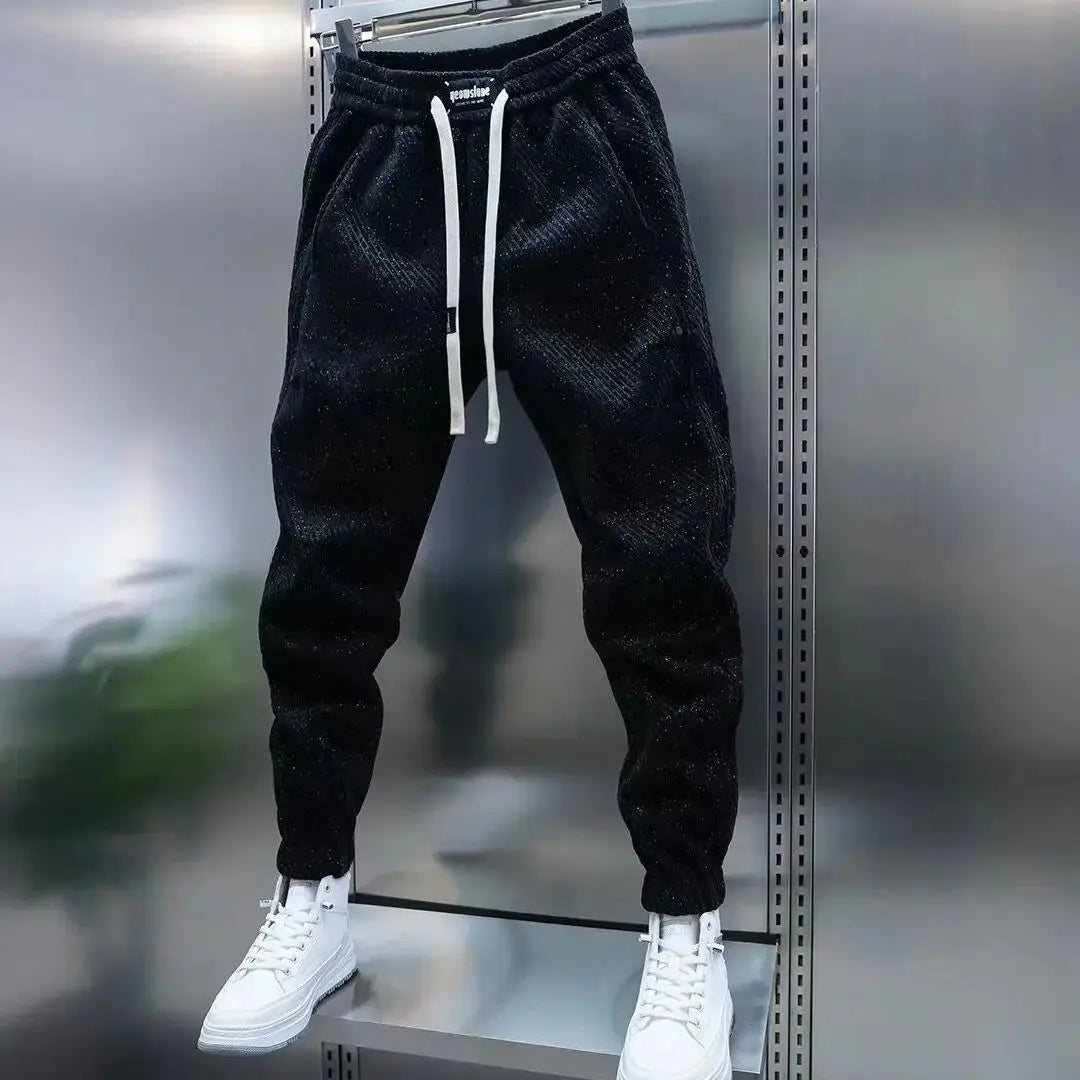 Variant image for Casual Patterned Men's Trousers with Adjustable Fit and Breathable Fabric, Modern Design for Stylish Comfort-11
