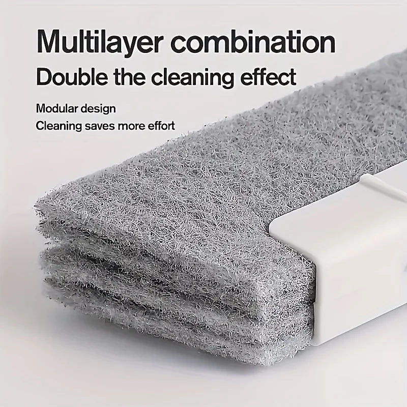 Household Cleaning Window Slot Brush - Kitchen Window Groove Cleaner Device for Simple Cleaning