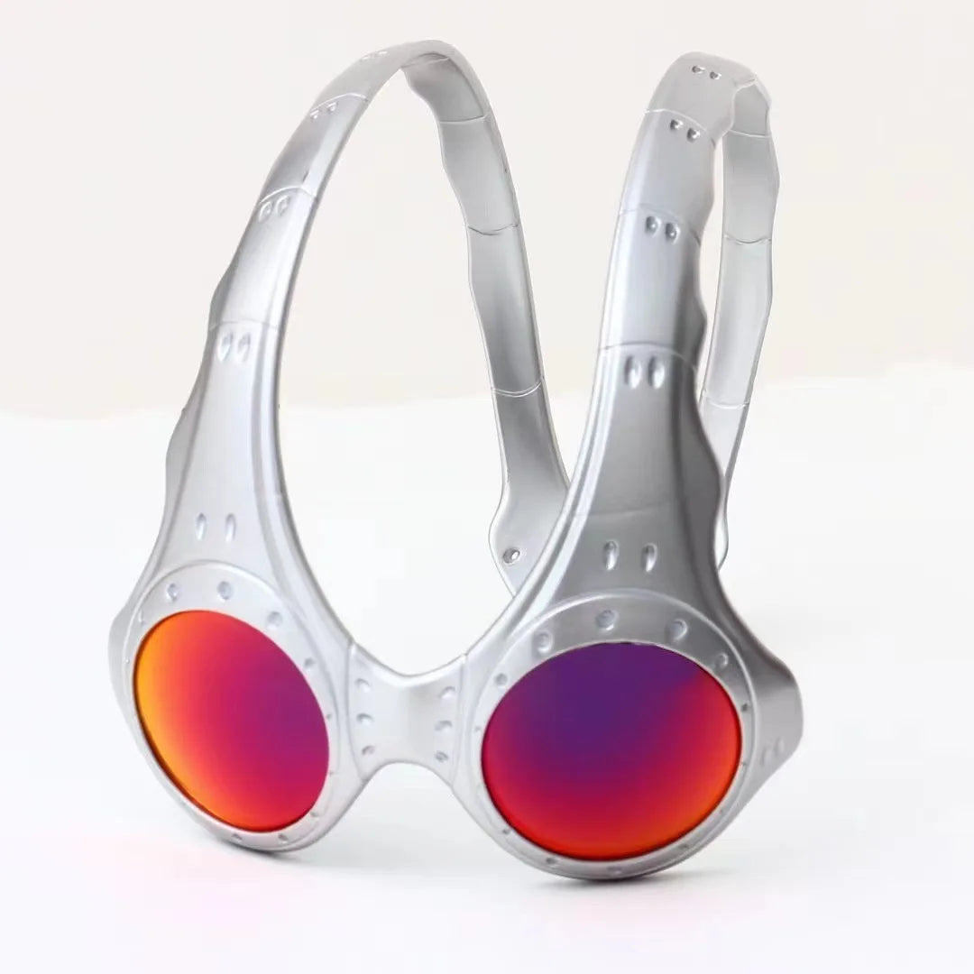 Sunglasses2026 Edition Metal Frame Oversized Round Lens Eyewear For Outdoor Cycling TikTok Viral Retro