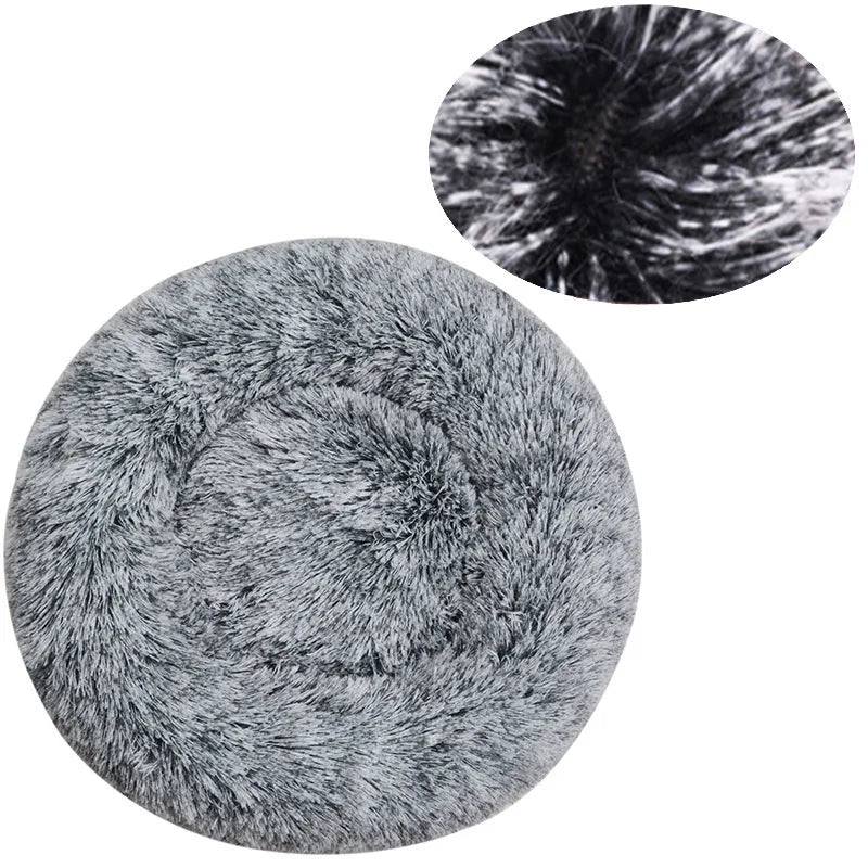 Bed Pet Round Plush Bed Winter Warm 2026 Washable Cozy Comfort For Pets