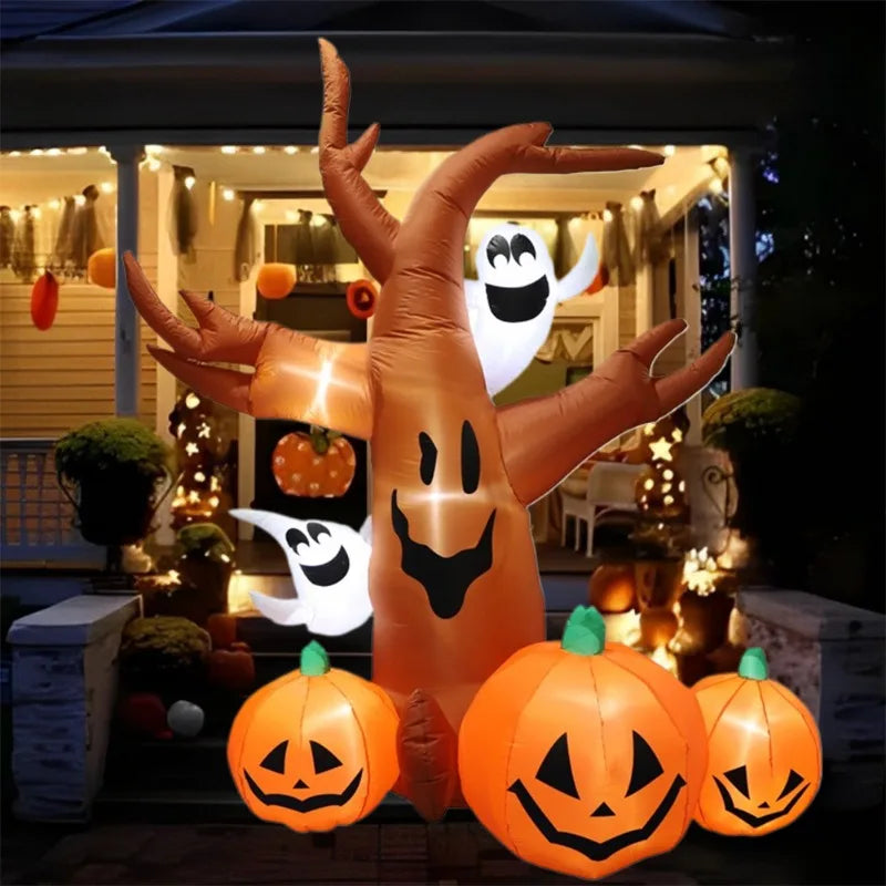 Inflatable2025 Edition Halloween Decoration Pumpkin Tree Outdoor Fall