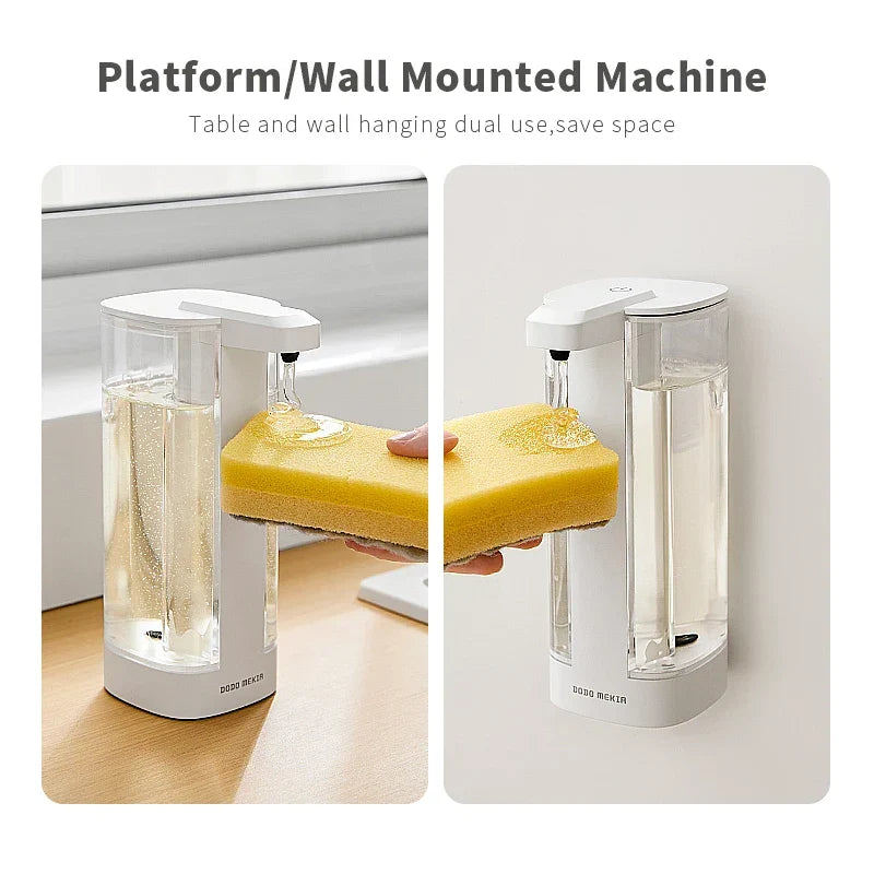 Automatic Soap Dispenser 500ml Sensor Kitchen Touchless Sanitizer Dispenser Fall 2025 Hygienic Battery-Powered