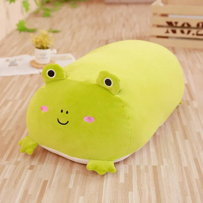 Cute Plush Animal Pillow - Plush 28cm (11 inch) Cat, Dog, Pig & Frog Stuffed Toys for Kids, Great Birthday Gift & Cuddly Household Decor