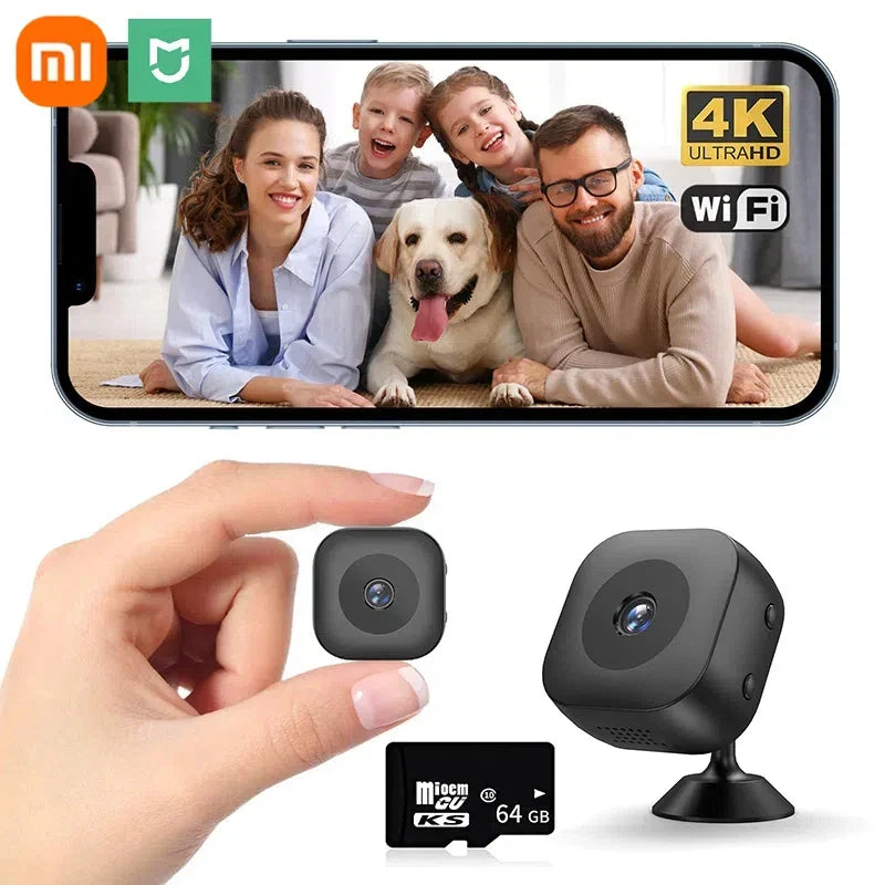 Mini HD Security Camera WiFi Remote Monitor 1080P Night Vision Motion Detection Smart Household Fall 2025 Gift