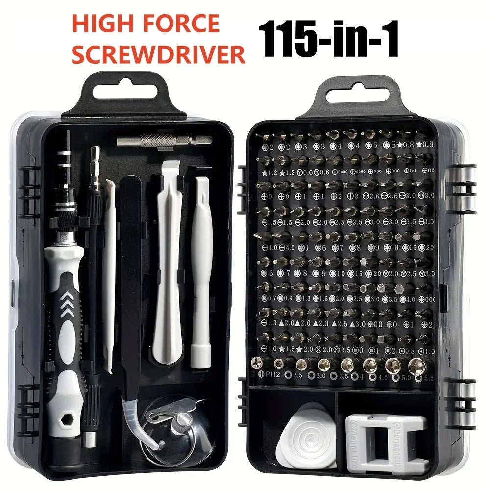 Magnetic Accurate Screwdriver Kit Insulated 115 in 1 Electronics Repair Kit Back To School 2025 Laptop Phone Repair