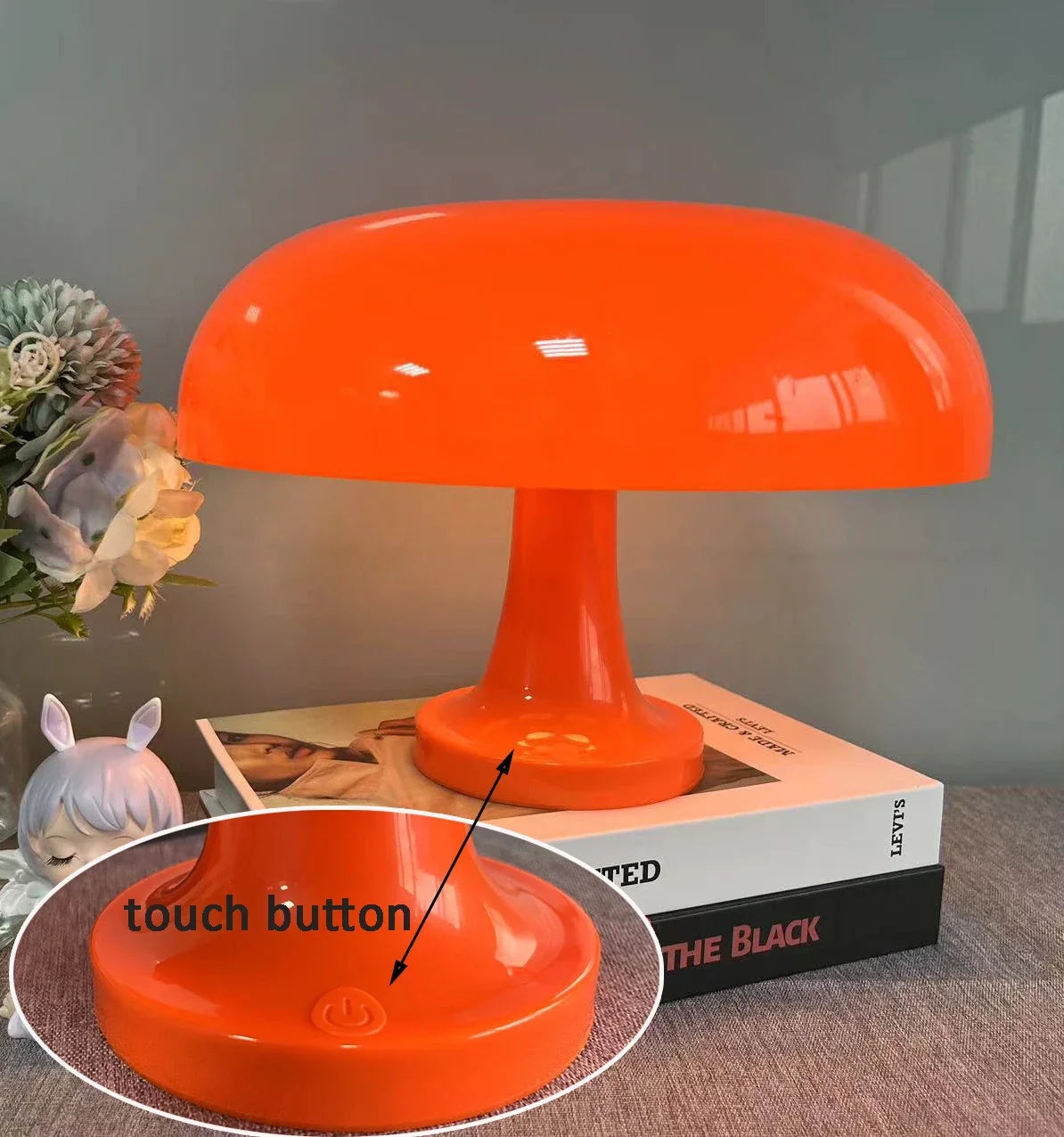 LED Table Lamp Mushroom Desk Lamp TikTok Viral Fall 2026 Household Decor Gift Idea For Cozy Bedrooms