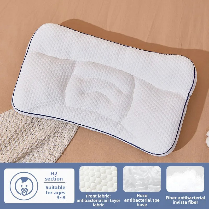 All-Season Cotton Sleeping Pillow for Toddlers & Kindergarten Kids – Baby Neck Support Pillow