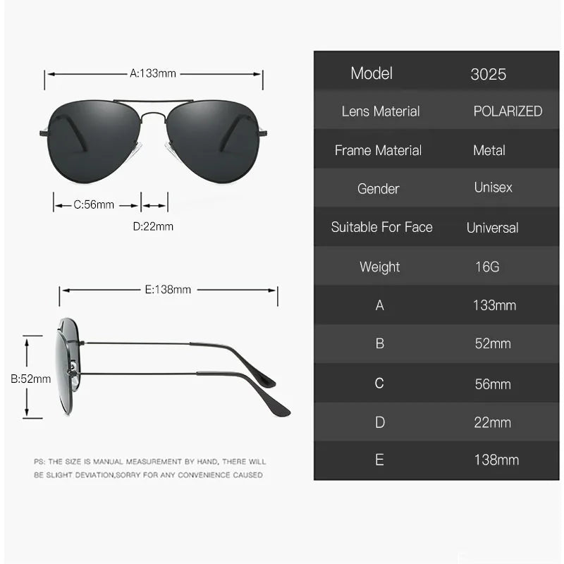 Designer Men's Square Sunglasses UV400 Eyewear for Men and Women