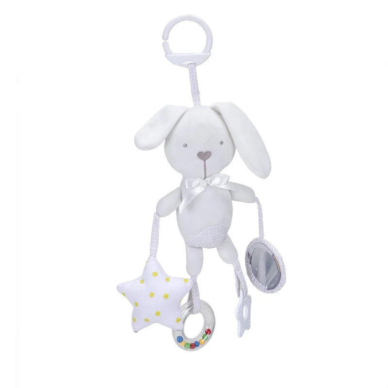 Elephant Plush Rattle Newborn Sensory Toys Plush Bell
