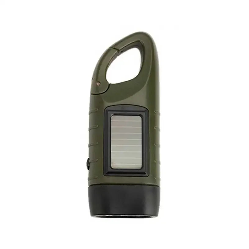 Travel-Friendly LED Flashlight Tent Light Hand Crank Solar Torch - Outdoor Camping Hiking Emergency Lantern