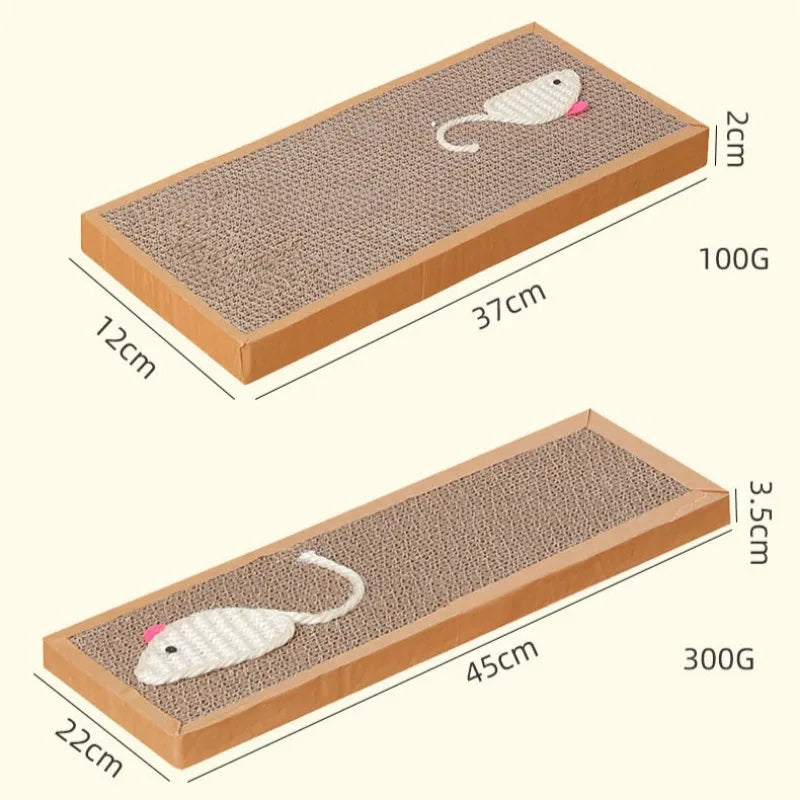 Cat Pet Scratching Board Cat Cardboard Mat for Claw Grinding