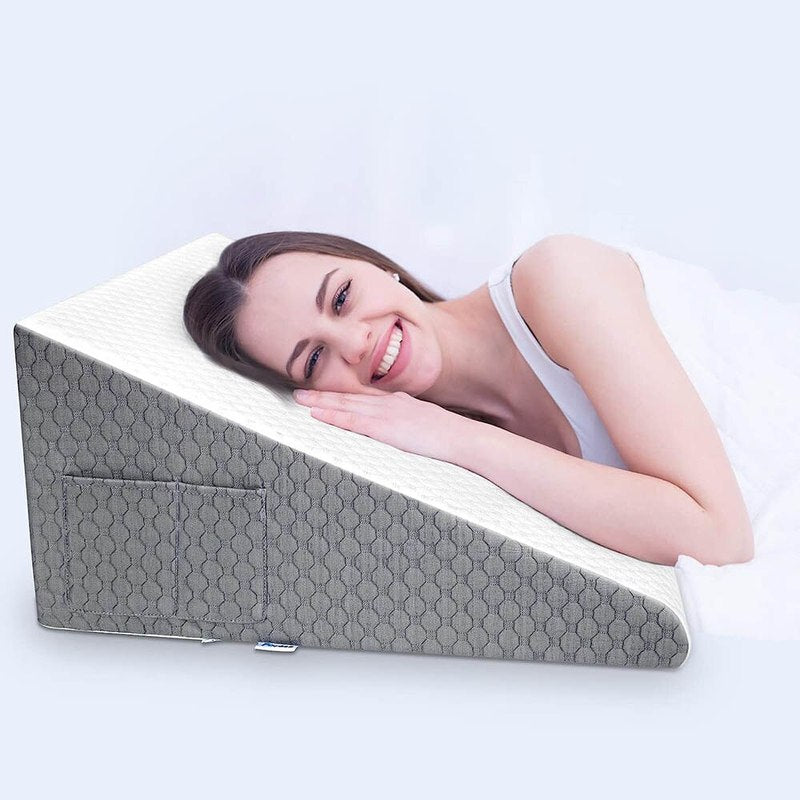 Pillow Wedge Acid Reflux Cushion Fall 2026 Relief From Heartburn And Snoring With Breathable Memory Foam Core