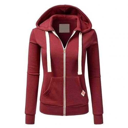 Plush Multi-Use Women's Zip Hoodie - Fitted, Cotton, Casual