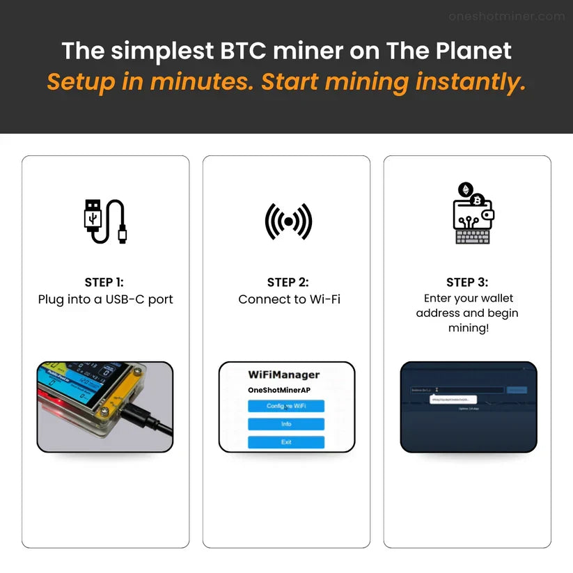 Mining Start Instantly — Akai Miner ESP32