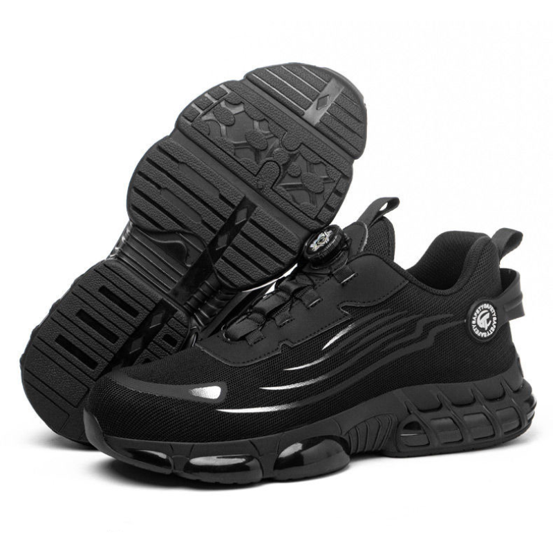 Variant image for Safety Shoes for Men with Slip-Resistant Sole, Ergonomic Design, Lightweight Comfort, S3 Protection, Black and Gray Options-1