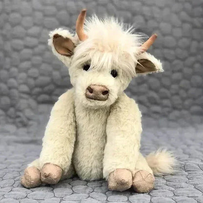 Cow Highland Plush Alpaca Fur Decor Fall 2025 Gift