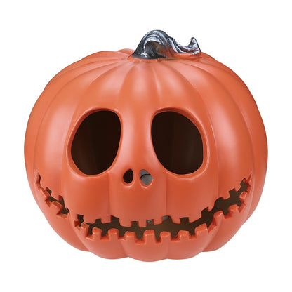 Pumpkin Halloween Lantern Plastic Blow Molded Decor