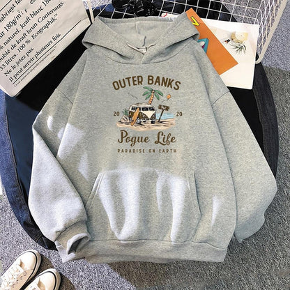 Cozy Oversized Unisex Hoodie - Pullover, Polyester, Casual