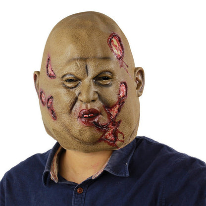 Chef Halloween Mask Full Face Bloody Horror Mask Adult
