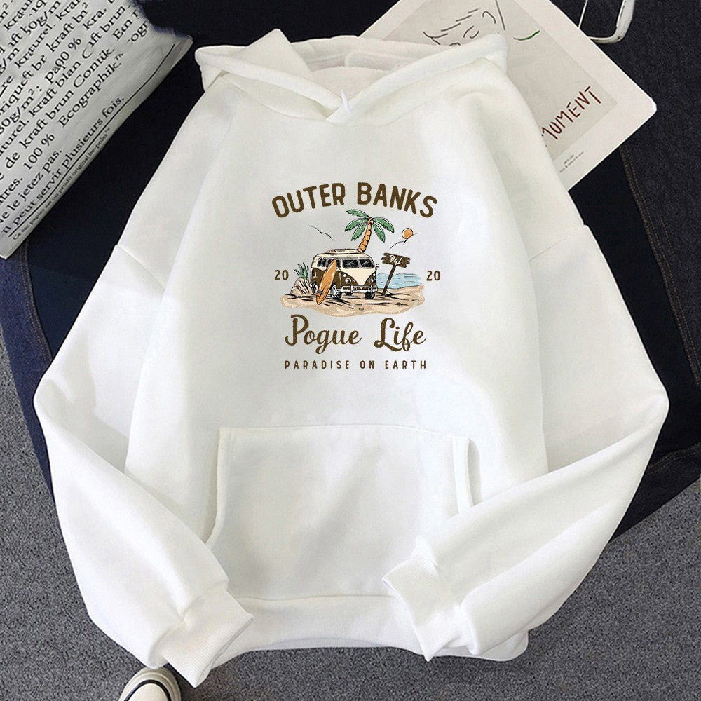 Cozy Oversized Unisex Hoodie - Pullover, Polyester, Casual