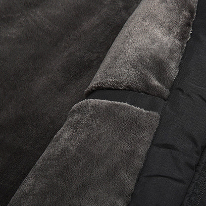 Water-Resistant Men's Rain Jacket - Hooded Colorblock, Packable