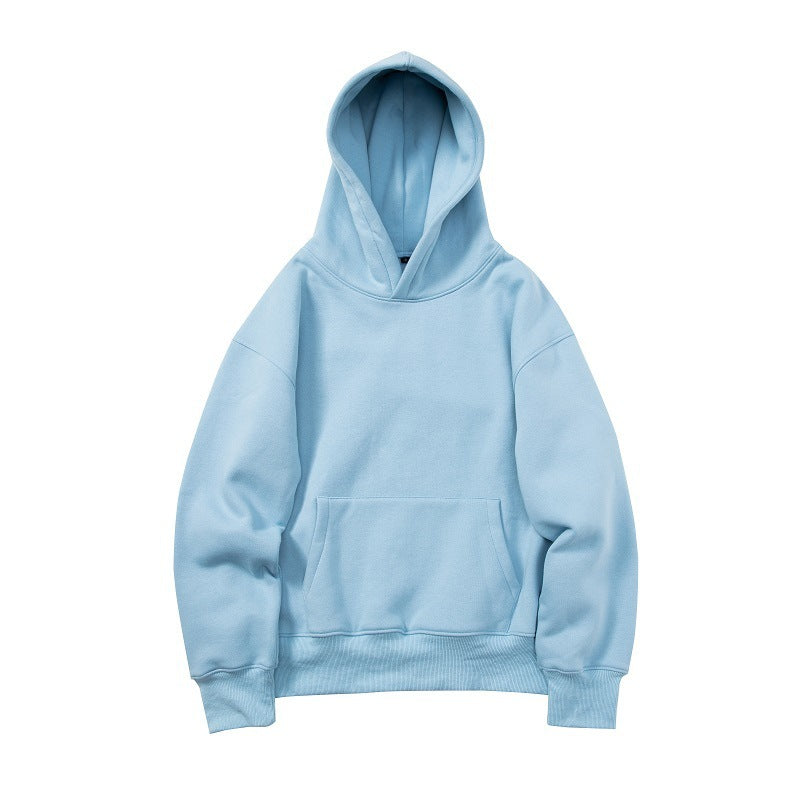 Relaxed Oversized Unisex Hoodie - Boxy Cut, Cotton Layering