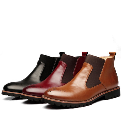 Sturdy Men's Chelsea Boots - Brogue Ankle, Citywear