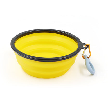 Collapsible Travel Bowl With Clip Silicone Dog Bowl Travel-Friendly Pet Hydration For Travel 2025 Holiday