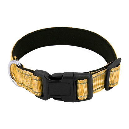 Reflective Dog Collar Fast-Lock Buckle - Safe Night Walks, Fall 2025 Gift Idea For Pets
